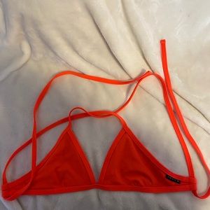 Jolyn Orange XS triangle bikini top